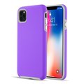 Dream Wireless Dream Wireless TCAIP1261-EZP-PP 6.1 in. Ezpress Anti-Slip Textured Hybrid Case for iphone 12 & 12 Pro; Purple TCAIP1261-EZP-PP